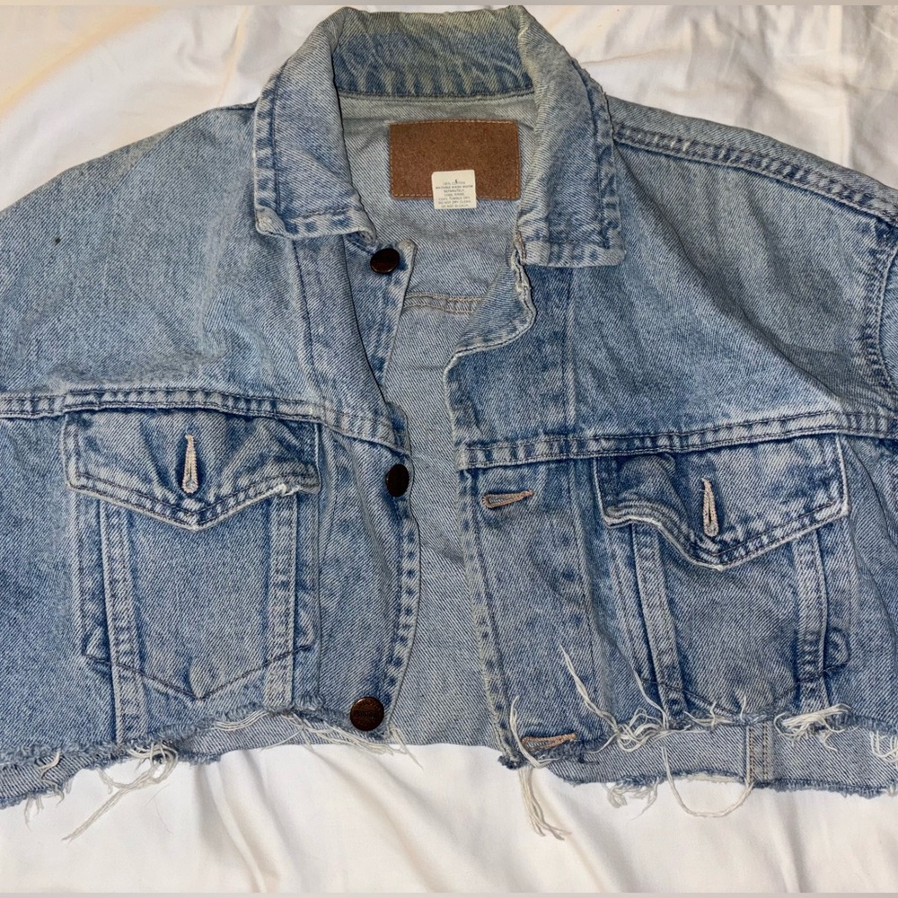Cropped Jean Jacket